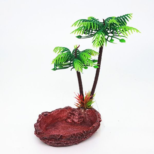 

simulation tree castle ornaments fish tank aquarium home decoration artificial plants pet gifts