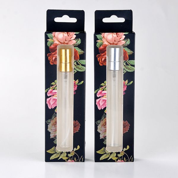 

10ml packaged high-end perfume sub-bottle portable spray packaging bottle delay sprayer sample container empty bottle