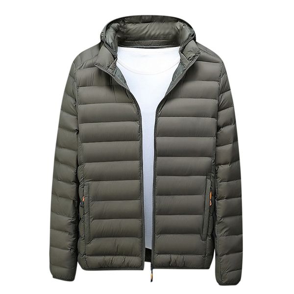 

men casual winter solid warm zipper long sleeve jacket coat outwear doudoune homme casaco abrigos kaban manteau moda, Black