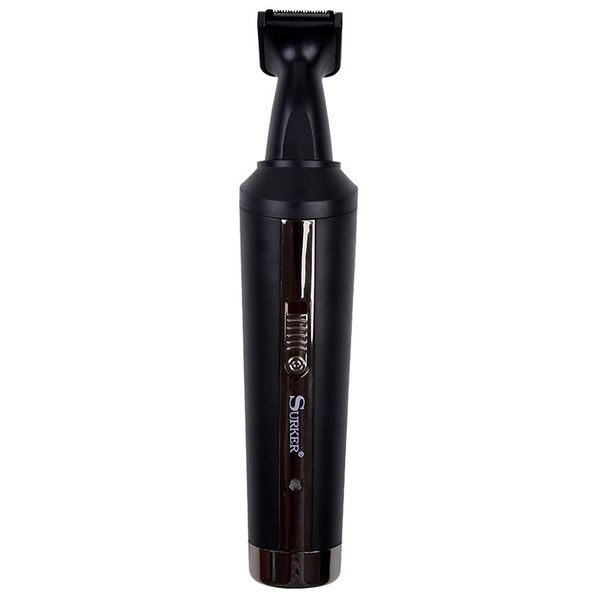 

surker sk-217 4 in 1 multi-function trimmer waterproof rechargeable shaver nose hair styling knife corner knife trimmer eu plu