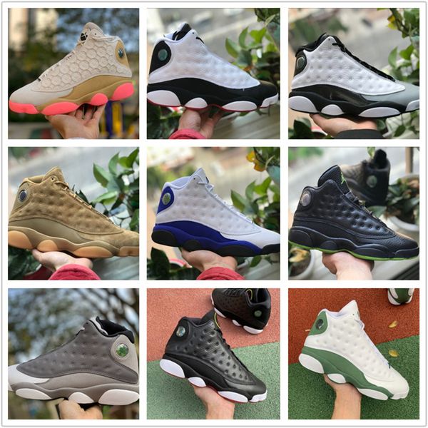 

reverse jumpman 13 13s men basketball shoes he got game cap and gown black island green bred court purple carmelo anthony designer sneakers