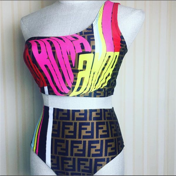 

2020 new women's wear, one-piece swimsuit, beach clothing, bikini, designer swimsuit, high-end design, fashion sexy, White;black
