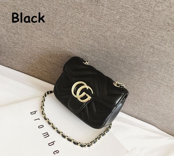 

2020 fashion handbags purses handbag crossbody bags bag genuine leather summer diamond-shaped plaid leather chain shoulder bag wholesale, Black