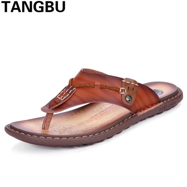 

new arrival summer men flip flops breathable causal cool men beach shoes fasion outdoor light weight slippers plus size38-47, Black