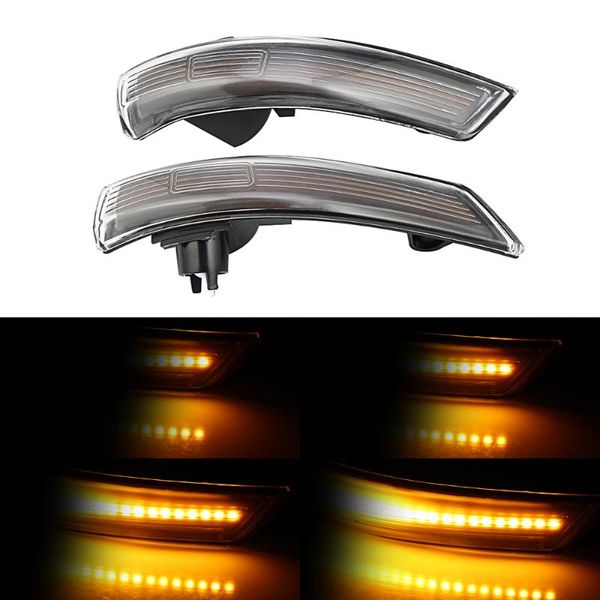 

2 pieces dynamic turn signal light led side wing rearview mirror indicator blinker light for focus 2012-2018