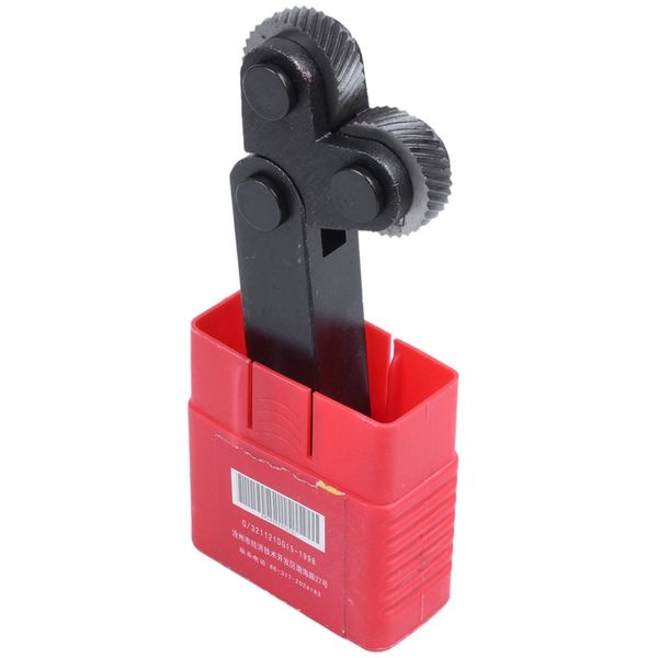 

fashion26mm dia dual wheels 2.0mm pitch linear knurl knurling tool other decorative stickers