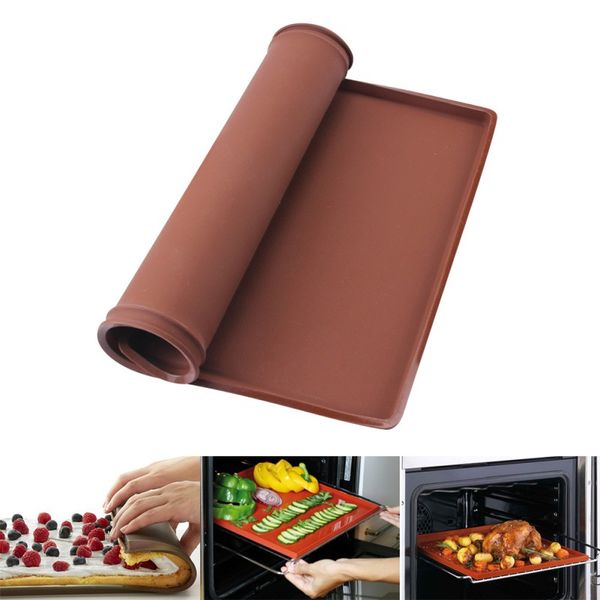 

1pc non-stick silicone oven mat cake roll mat baking mat functional baking macaron cake pad swiss roll pad bakeware baking tools
