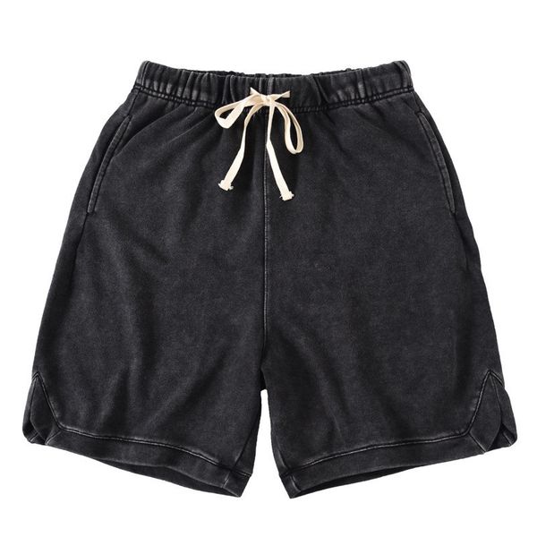 

Kanye Mens Summer Washed Shorts Fashion Designer Short Pants Male Loose Relaxed Pants Casual Drawstring Apparel