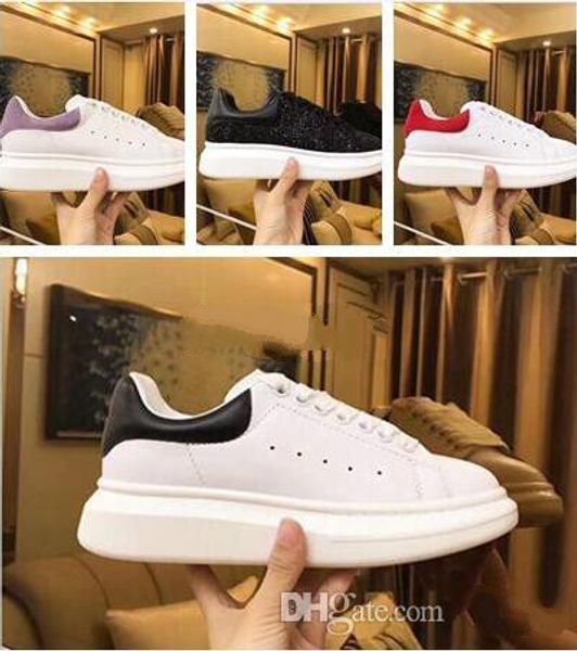 

2018 designer men casual shoes mens womens fashion sneakers party runner shoes velvet sports sneakers tennis, Black