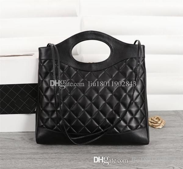 

Высокое качество кожаные женские сумки, дизайнер Алмаз решетки сумочка, 39 см старинные сумки большая сумка, 8031 кожаный складной мешок