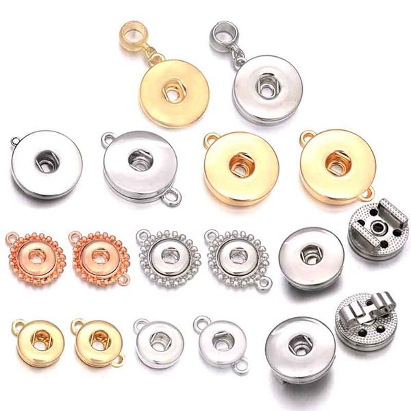 

fashion 037 jewelry findings fit 18mm 12mm snap button components bracelet necklace charm jewelry accessories christmas gift diy components