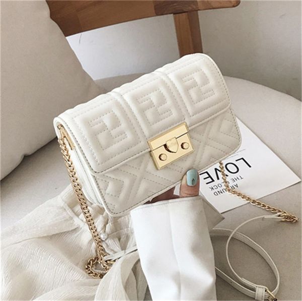 

women fashion handbag stylish shoulder bag cross body chain embroidery line small square bag ph-cfy20051835