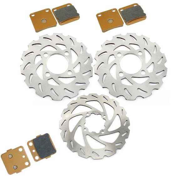 

bikingboy atv передние задние тормозные диски диски роторы колодки для yamaha yzf 350 yamaha yfz 350 banshee 1990-2006 yfs 200 blaster 03-06