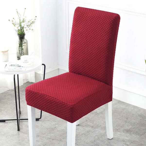 

new super thick cotton spandex dining chair cover stretch one piece universal chair covers machine washable high back
