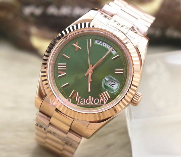 

classic series luxury watch 40mm 228235 228238 228239 automatic watch ceramic bezel 18k gold sapphire 2813 movement mens watches wristwatch, Slivery;brown