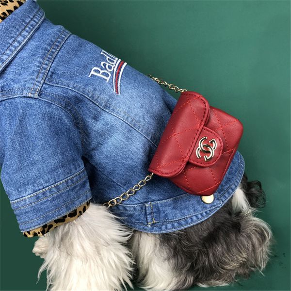 

ins style c design pet shoulder bag high street personality brand pet crossbody christmas day gift for pet lovely bags