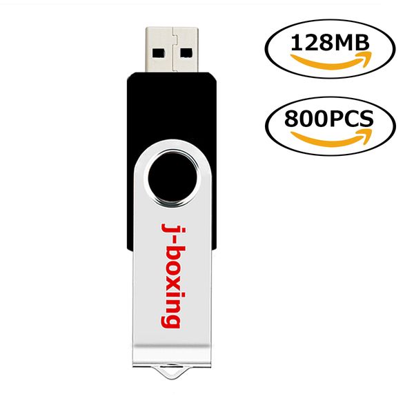 Bulk 800pcs 128MB USB Flash Drive Metal Memory Abs a rotazione Streno USB Drive USB STOCCHIO LED di archiviazione Tolco