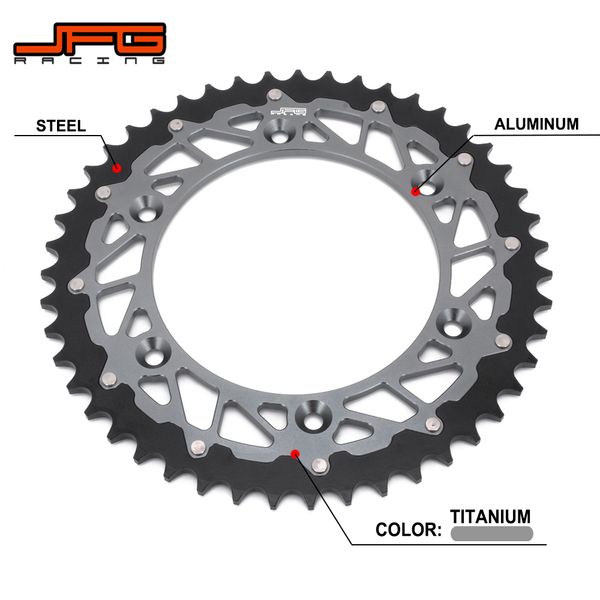 

motorcycle 47t rear chain sprocket for g310r f650 g650 gs dakar etx pegaso tr terra strada jonathan 125 350 600 650