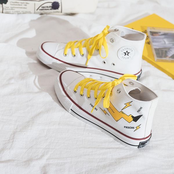 

2020 fashion men women casual shoes sports canvas joggers all white star trainers men women skool outdoor ski hi trainers, Black