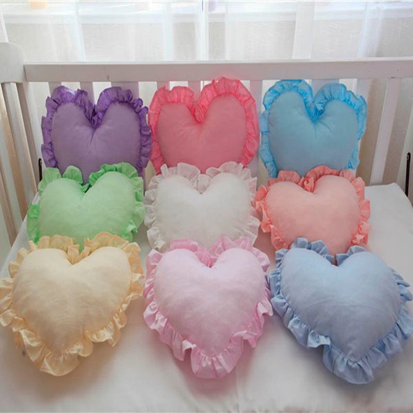 

soft plush cushions chair seat cushion heart shape cosy pillows bedding colorful home wedding cushion gift car office pillow s/m