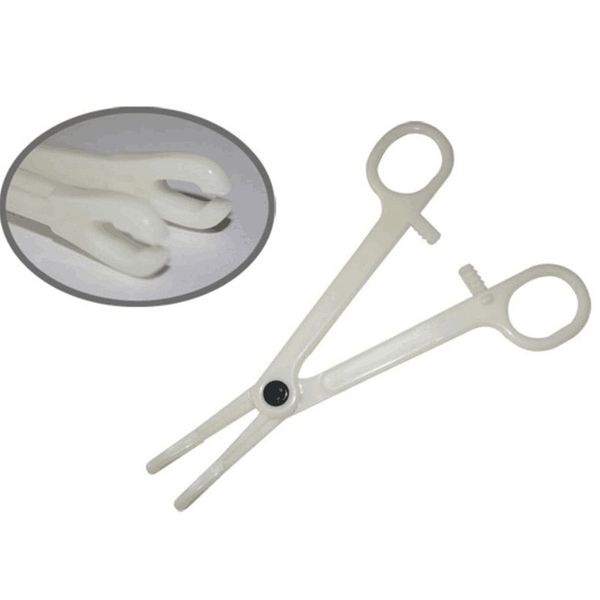 Orelha de plástico profissional descartável Body Piercing Braçadeira Corpo Lip Navel Nose Perfuração da língua Forcep Acessórios Para Artistas