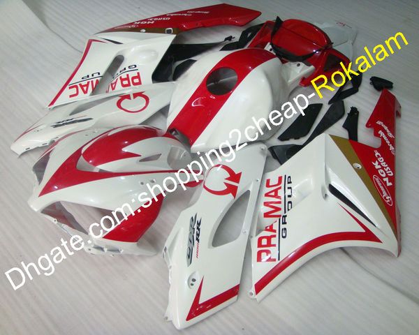 Honda CBR1000RR için Fairing 2004 2005 CBR 1000RR CBR1000 04 05 Yeni Tasarım Kırmızı Beyaz Motosiklet Vücut Kiti Küfler Seti (Enjeksiyon Kalıp)