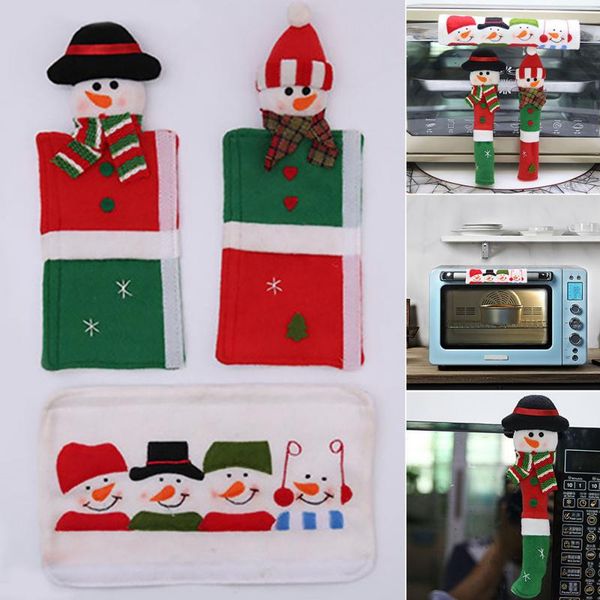 Christmas Refrigerator Door Ornaments Fridge Knob Decoration