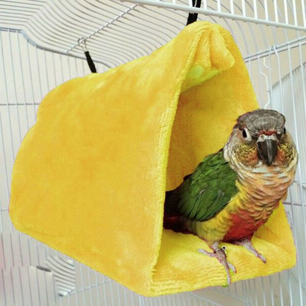 

2019 новые hot pet птица попугай попугай budgie теплый гамак клетка мягкая hut палатка кровать висячие cave