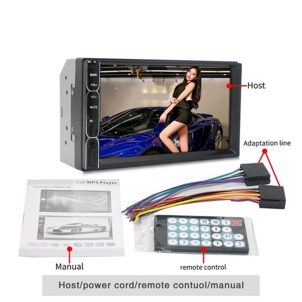 

7"car supplies for old corolla all-in-one car mp5 player auto player machine high version car dvd