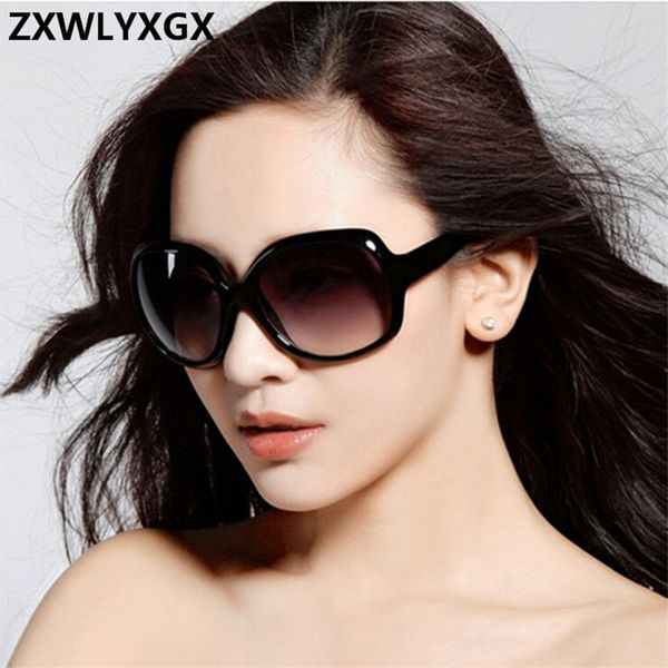 

2018 new mirror goggle sunglasses women brand explosion-proof lens large frame female sun glasses women vintage, White;black