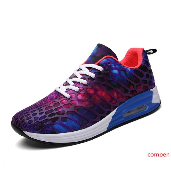 

running shoes for men women purple green blue red white color four black student fashion trainer sports shoes size eur38-45