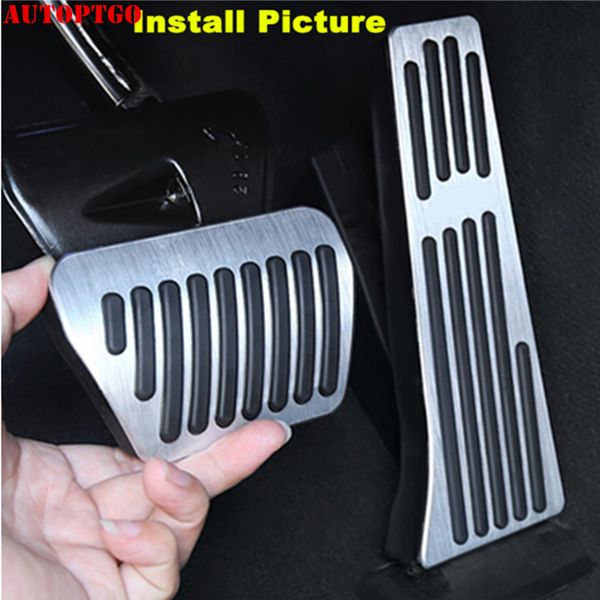 

aluminium/rubber car foot gas brake pedal pad cover kit for bmw 3 4 5 6 7 x3 x5 x6 x7 m z