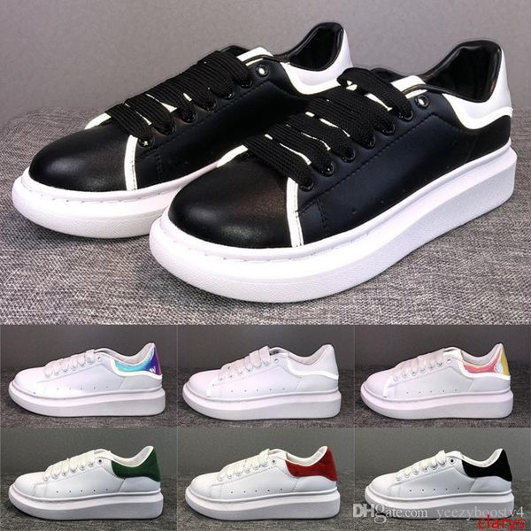 

3m reflective leather mens designer shoes womens mens flat casual party platform wedding shoes golden white balck velvet luxury sneakers