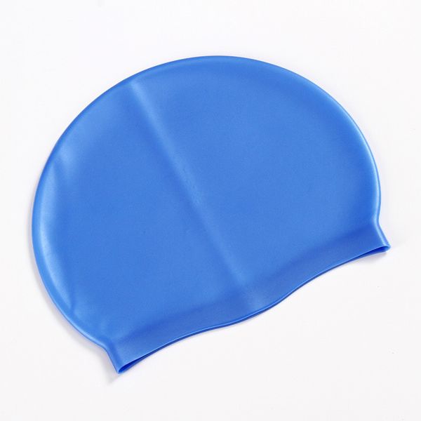 

women men children kids swim pool water sport waterproof silicone diving swimming cap long hair protection ear cup swim caps xtn