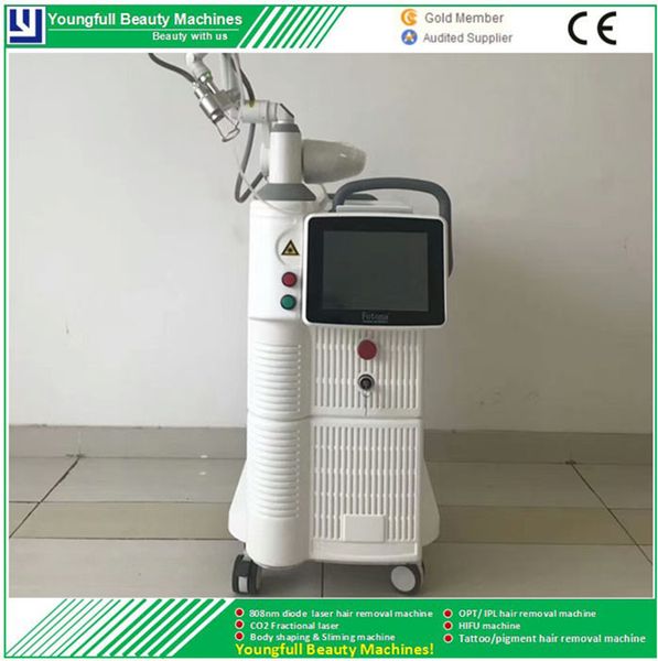 

фракционный со2 лазер для акне / pore / scar / удаление пигмента и укрепляющий кожи и beautifing влагалища с металлической rf co2 лазера, Black