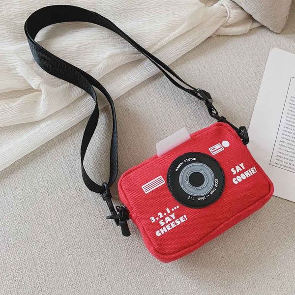 

children messenger bag 2019 new camera shape kids letter canvas bag camera shape shoulder girls casual money handbags