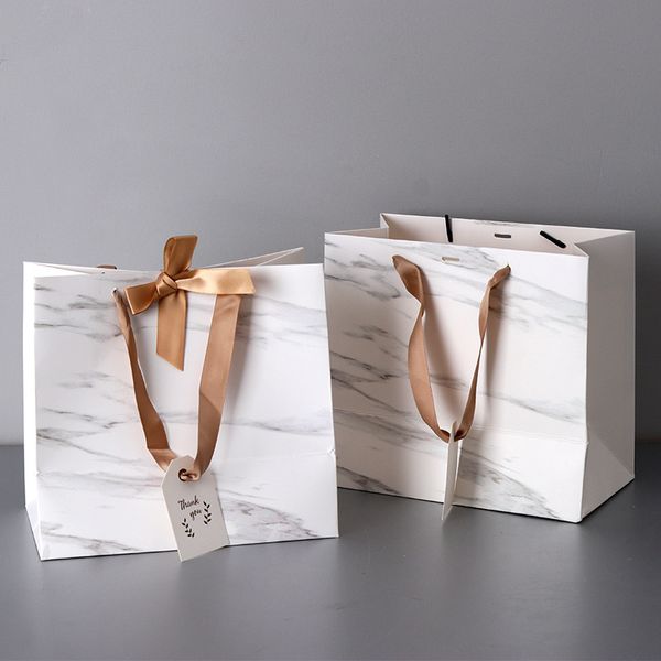 

white gift bags with handles party favors gift bag paper bag fine clothing packaging fashion shopping handbag customized