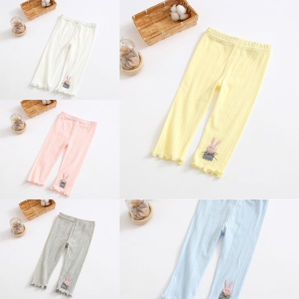 

summer clothing panty lace children's pants embroidery lace pants feet children's cropped leggings jacquard mesh girls leggings, Blue