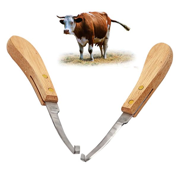 

farm cattle horse hoof knife shears right handed double edge veterinary sheep goat pig castration animal foot pruning tools