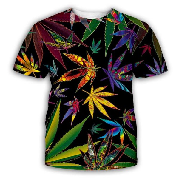 

men s luxury mens designer t shirts t shirt tshirt personality 3d leaf printed man short sleeve t-shirt mens clothes clothing tee shirt, White;black