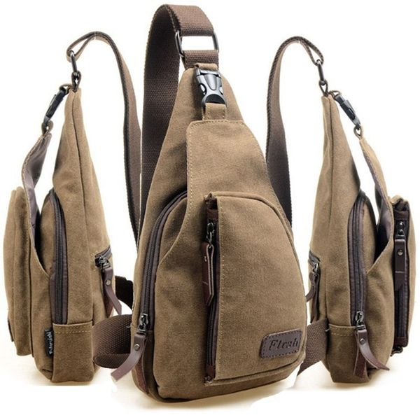 

2019 fashion vintage men crossbody bags chest canvas water proof handbags for male military shoulder bag bolsas x0005