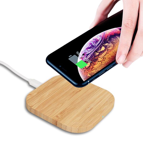 

Fashion Wireless Charger Slim Wood Charging Pad for IPhone 11 Pro X 8 Plus Xiaomi 9 Smart Phone Charger for Samsung S9 S8 S10 Plus