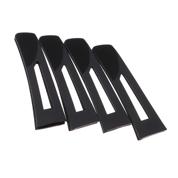 

8pcs plastic sleeve cuff tab sewing hook loop tape clothing accessories, Black