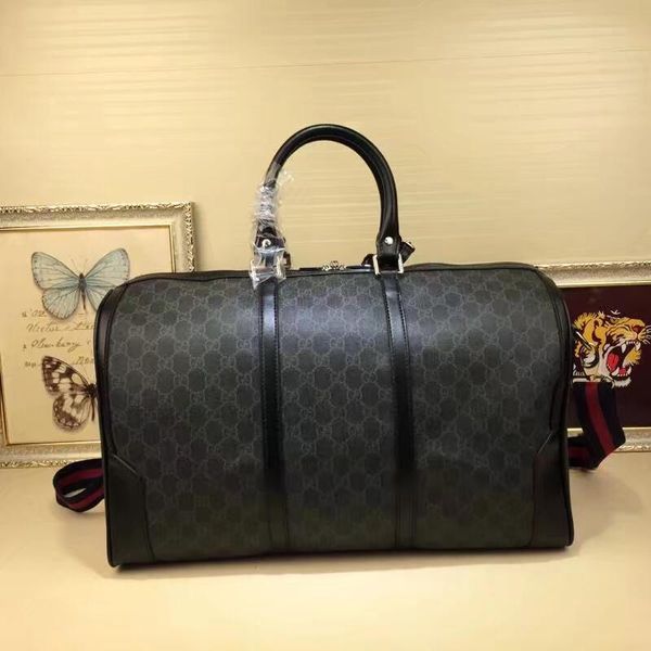 

camo luxury and fashion brand keepall bandouliere duffle camouflage hand boston bag red m41416 bandouliere man and women duffel bag 406380, Blue;gray