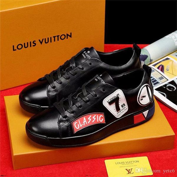 

20ss shoes 2019 spring summer new men's spring student leisure shoe all-matching small white shoes student fashion slim board shoes dad, Black