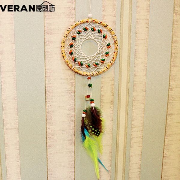 

handmade feather colorful living room garden pendant home car hanging