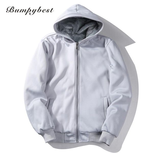 

молния мода лоскутная мужской o-образным вырезом разработанный толстовка solid color solid color eu / us размер капюшоном на молнии с карман, Black