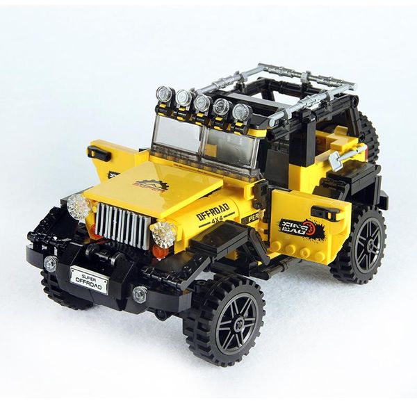 

610pcs offroad adventure set building blocks car series bricks toys for kids educational kids gifts model compatible legoings