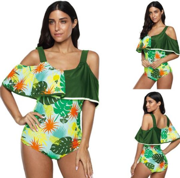 

good sports fat plus skirt split cardigan one piece lotus leaf candy big plus large swimsuit flexible stylish bikinis sets ladies