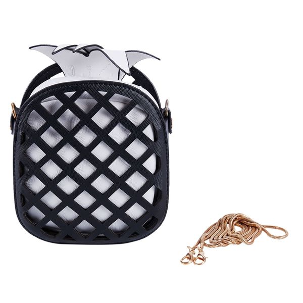 

women fashion pineapple shape lovely handbags cute shoulder bag for women(black